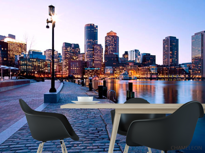 Фотошпалери Ранок, набережна - 1