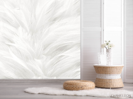 Фотошпалери Білі пір'я - 2