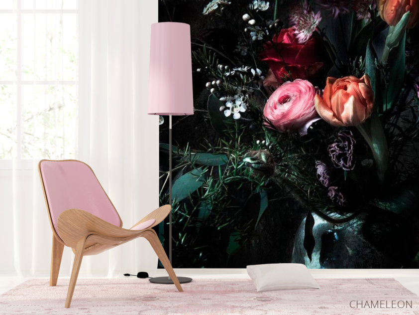 Фотошпалери 3Д Квіти - 4