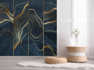 Фотошпалери золоті лінії - 2