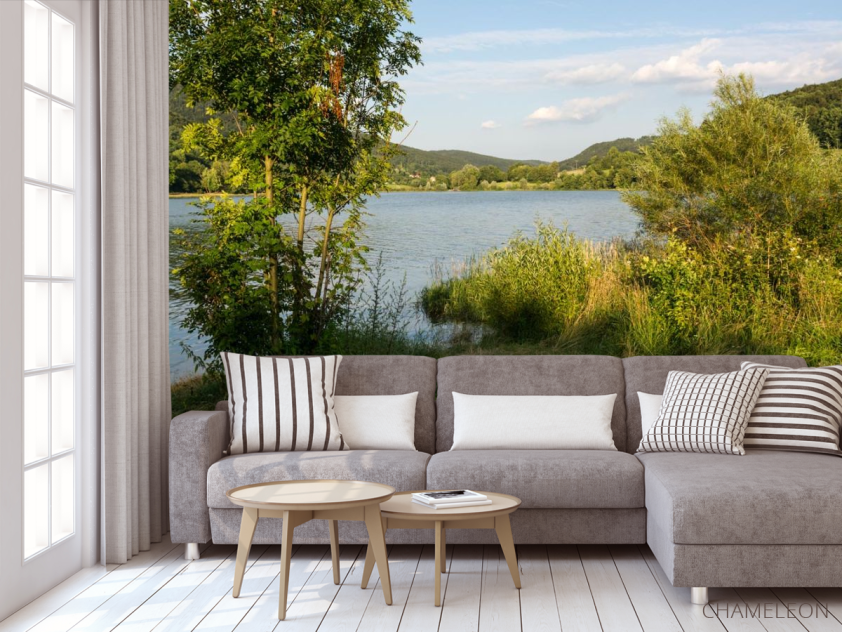 Фотообои на берегу речки - 3