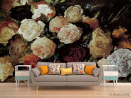 Фотообои Винтажные красивые цветы - 1