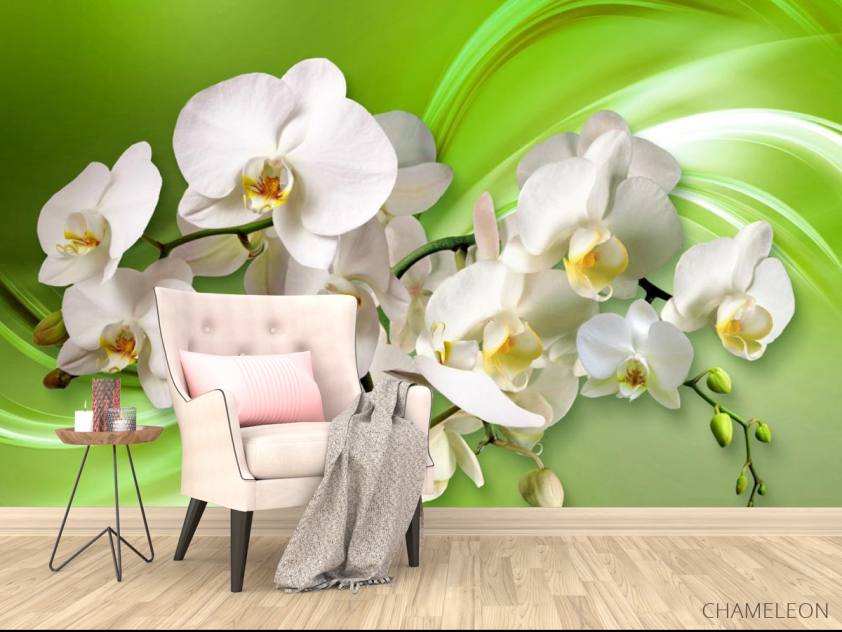 Фотообои 3д орхидеи - 4