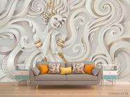 Фотообои Девушка 3д - 1