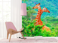 Фотошпалери Жирафи серед дерев - 4