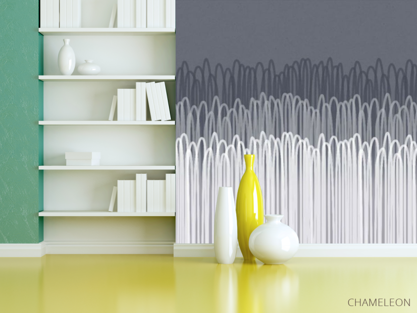 Фотошпалери сіра Абстракція - 3