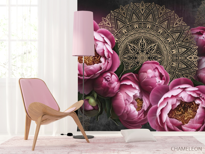 Фотошпалери квіти і схід - 4