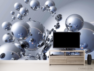 Фотообои Металлические шары 3д - 2