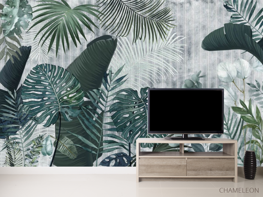 Фотообои Ассорти тропических листьев - 2