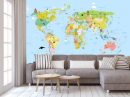 Фотообои Карта в детскую - 3