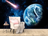 Фотообои Земля и комета - 4