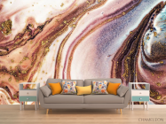 Фотообои Коричневый флюид - 1