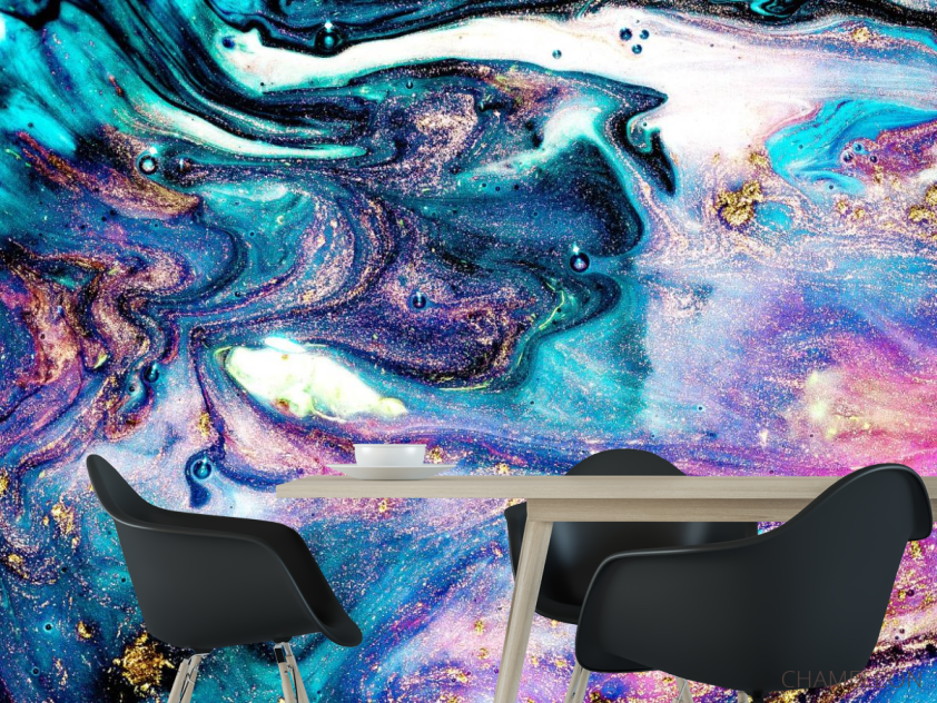 Фотошпалери Яскравий Fluid art - 1