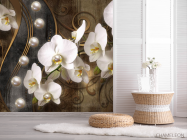 Фотошпалери Фреска арка з видом на море - 2