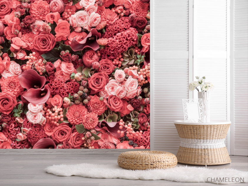 Фотошпалери Квіткова стіна - 2