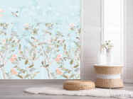 Фотошпалери гілки з птахами - 2