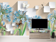 Фотообои 3Д Цветы - 2