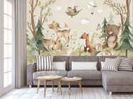 Фотообои Милые лесные животные - 3