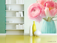 Фотошпалери Букет рожевих троянд - 3