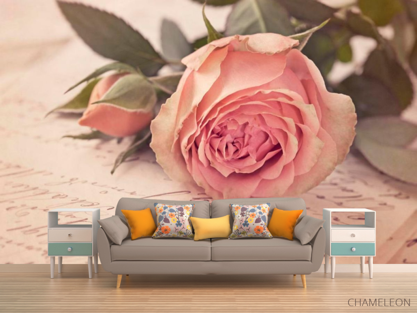 Фотообои Розы кремовые, бумага - 1