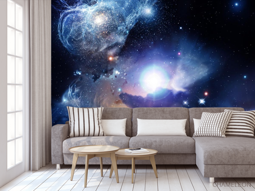 Фотообои космос с яркой звездой - 3