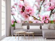 Фотообои розовая сакура - 3
