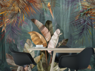 Фотошпалери тропічні листя - 1