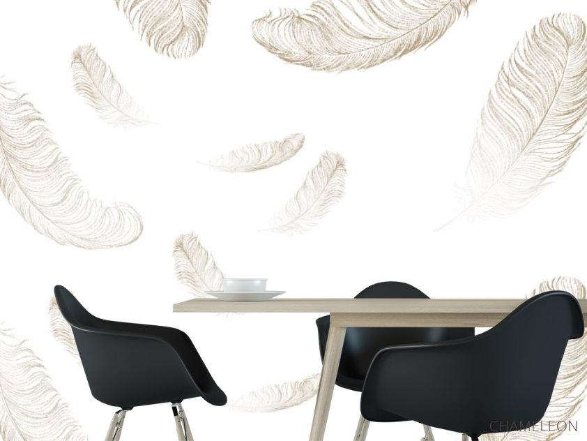 Фотошпалери Золоте перо - 1