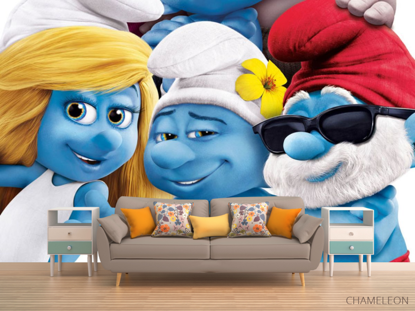 Фотообои Смурфики - 1