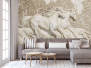 Фотообои 3д лошадки - 3