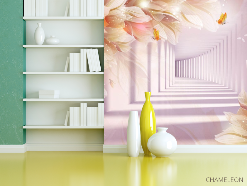 Фотошпалери 3д тунель - 3