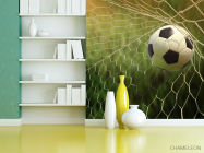 Фотошпалери м'яч у воротах - 3