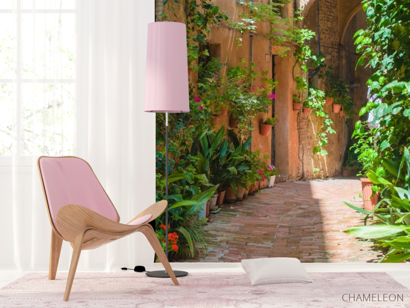 Фотошпалери зелена улічка - 4