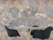 Шпалери Дизайнерські квіти та візерунки - 1