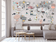 Фотообои Десткая карта - 3