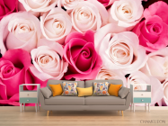 Фотообои Розовые бутоны роз - 1