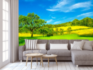 Фотообои Поле, дерево, луг - 3