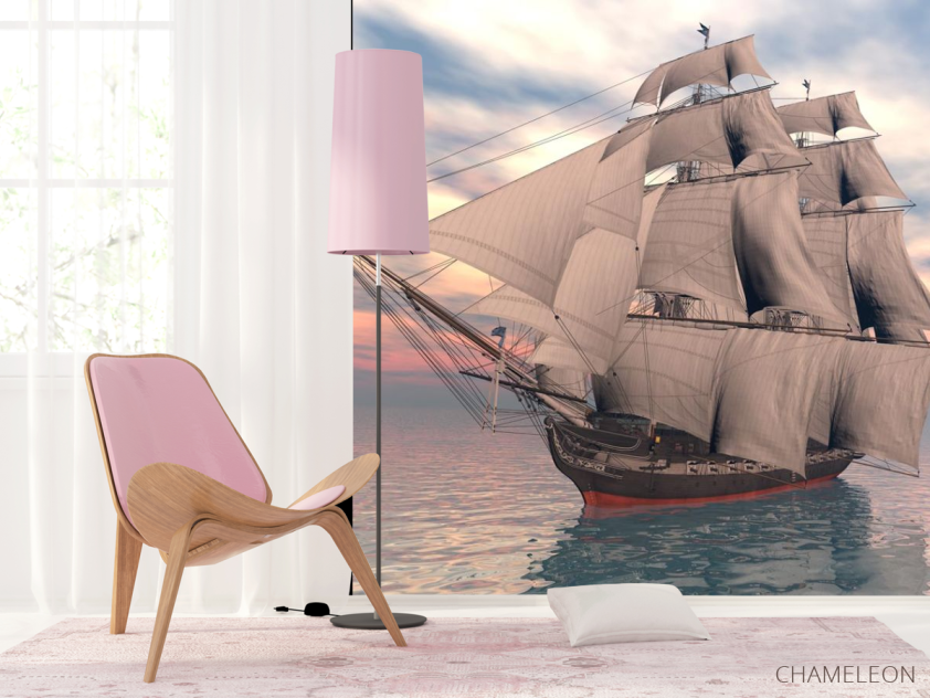 Фотошпалери Вітрильник в морі - 4