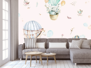 Фотообои Животные в воздушном шарике патерн - 3