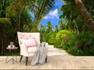 Фотообои пальмовый парк - 4