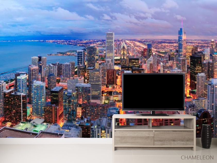 Фотообои Город Чикаго пробуждается - 2