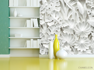 Фотошпалери 3D квіти - 3