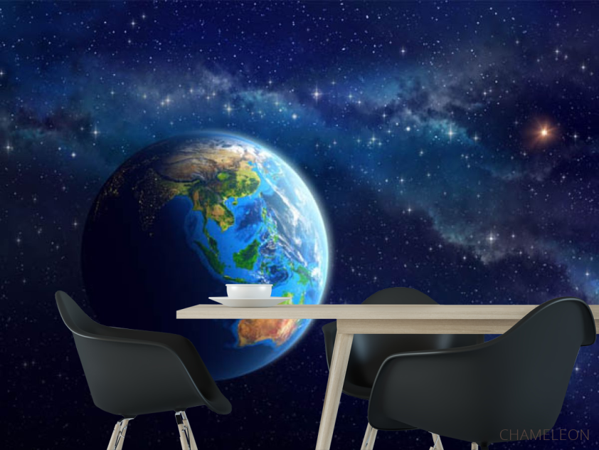 Фотошпалери космос, земля - 1