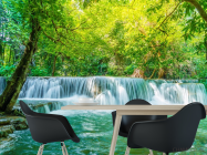 Фотошпалери бірюзовий водоспад - 1