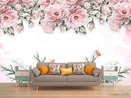 Фотообои Акварельные цветы - 1