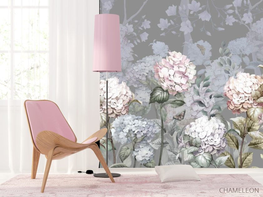 Фотошпалери дизайнерські гортензії - 4