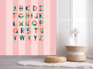 Фотошпалери Англійський алфавіт - 2