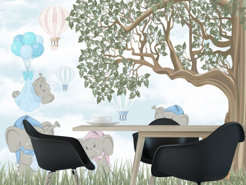 Фотошпалери для наймолодших зі звірками - 1