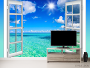 Фотообои Вид на море из окна - 2