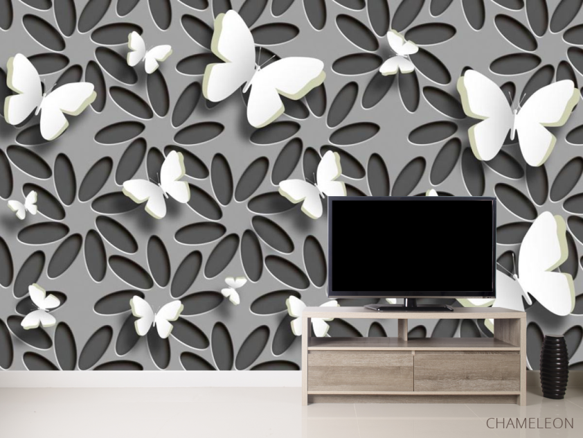 3д фотообои Бабочки - 2